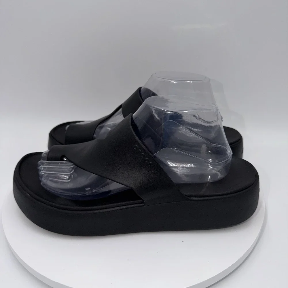 Crocs Getaway Platform Toe Loop Sandals Lightweight Comfort Womens Size 10 US